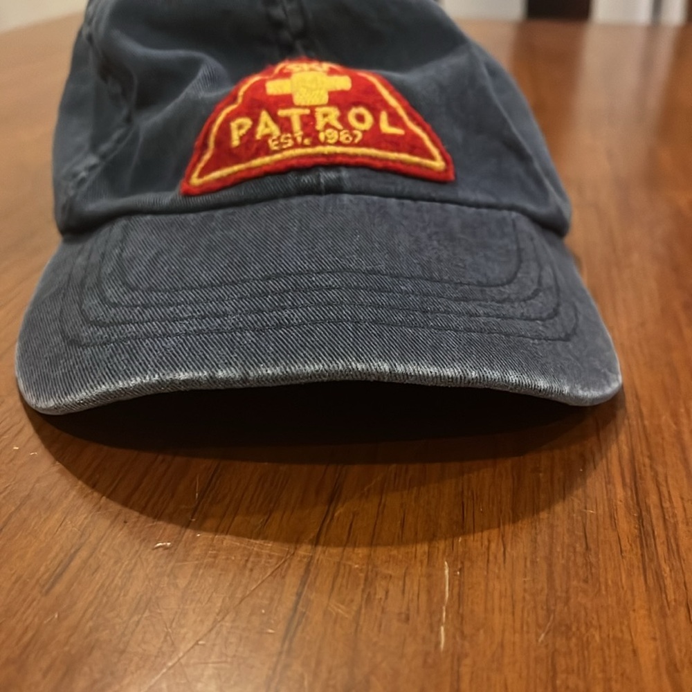 Polo Ralph Lauren Ski Patrol Club Hat Cap One Size Vintage blue Strap Back - Picture 13 of 16